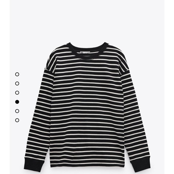 Zara Sweaters - long sleeve striped shirt
